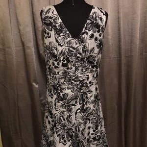 A-line floral dress